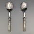 Early 20th Century British Antique White Pearl Shell Handle Jam Spoon Pair Boxed